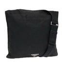 PRADA Shoulder Bag Nylon Black Auth bs18093-1