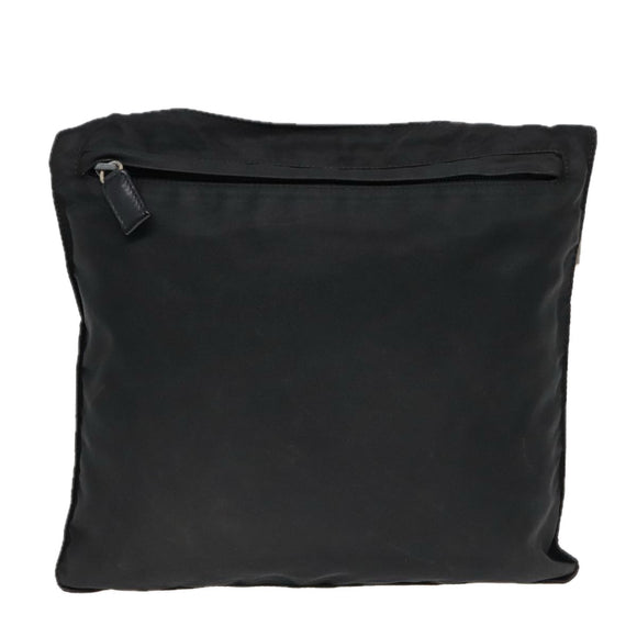 PRADA Shoulder Bag Nylon Black Auth bs18093