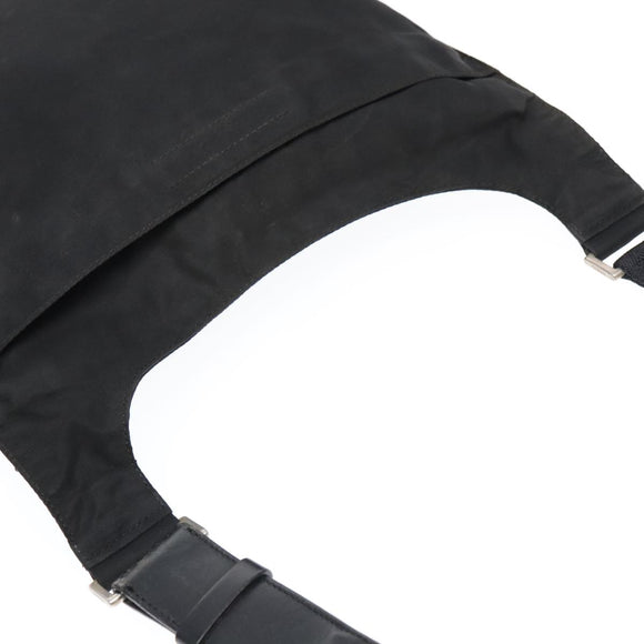 PRADA Shoulder Bag Nylon Black Auth bs18093
