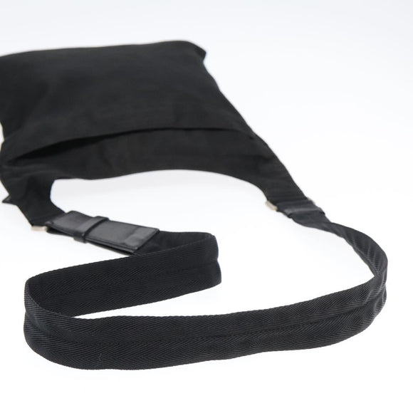 PRADA Shoulder Bag Nylon Black Auth bs18093