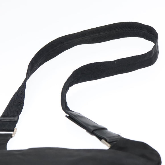 PRADA Shoulder Bag Nylon Black Auth bs18093
