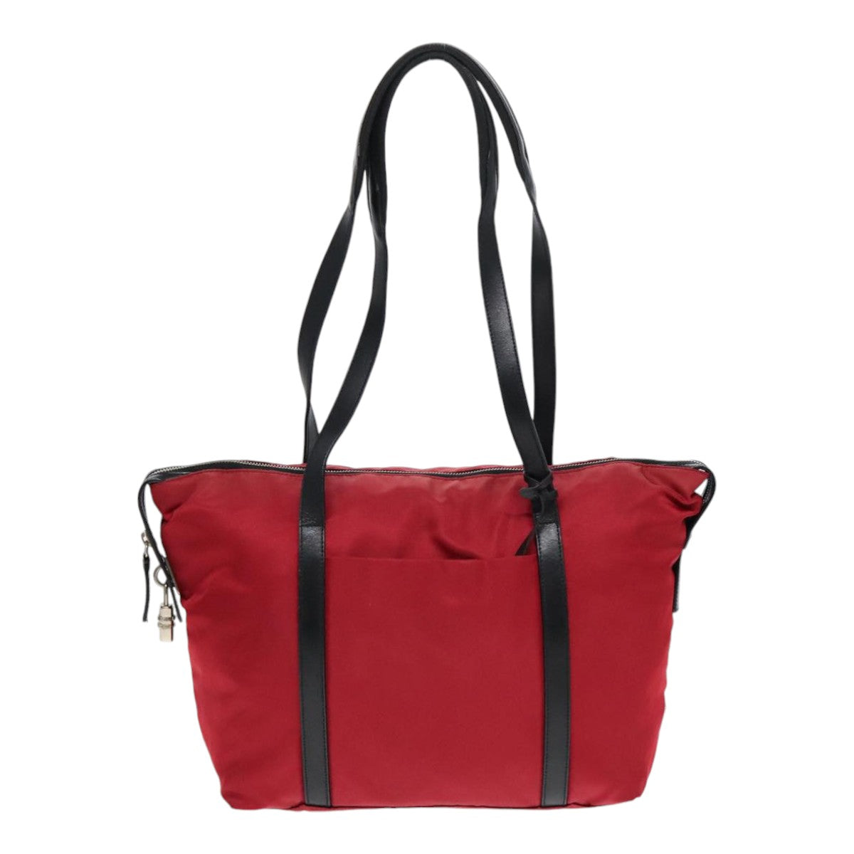 PRADA Shoulder Bag Nylon Red Auth bs18096 - 0