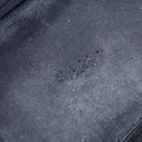 CHANEL COCO Mark vanity Pouch Calf Skin Black Gold CC Auth bs18099-17