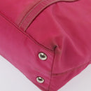 PRADA Hand Bag Nylon Pink Auth bs18106-9