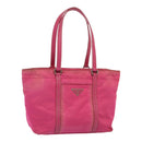 PRADA Hand Bag Nylon Pink Auth bs18106-1