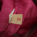 PRADA Hand Bag Nylon Pink Auth bs18106-12