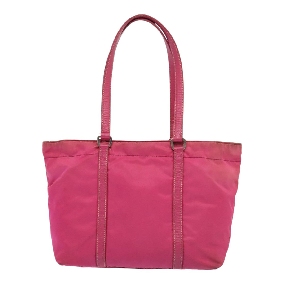 PRADA Hand Bag Nylon Pink Auth bs18106 - 0