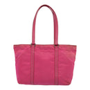 PRADA Hand Bag Nylon Pink Auth bs18106-2