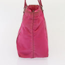 PRADA Hand Bag Nylon Pink Auth bs18106-3