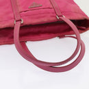 PRADA Hand Bag Nylon Pink Auth bs18106-7