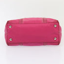 PRADA Hand Bag Nylon Pink Auth bs18106-5