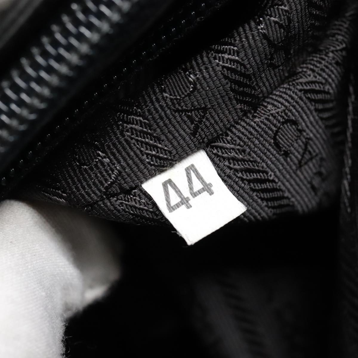 PRADA Tote Bag Nylon Black Auth bs18107