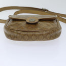CELINE Macadam Canvas Shoulder Bag PVC Beige Auth bs18108-5