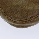 CELINE Macadam Canvas Shoulder Bag PVC Beige Auth bs18108-17