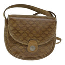 CELINE Macadam Canvas Shoulder Bag PVC Beige Auth bs18108-13