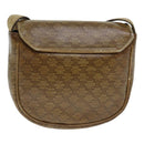CELINE Macadam Canvas Shoulder Bag PVC Beige Auth bs18108-2