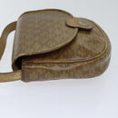 CELINE Macadam Canvas Shoulder Bag PVC Beige Auth bs18108-4