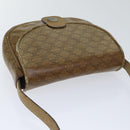 CELINE Macadam Canvas Shoulder Bag PVC Beige Auth bs18108-6