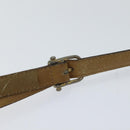 CELINE Macadam Canvas Shoulder Bag PVC Beige Auth bs18108-9