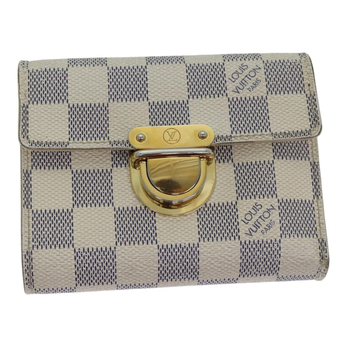 LOUIS VUITTON Damier Azur Portefeuille Koala Trifold Wallet N60013 Auth bs18110