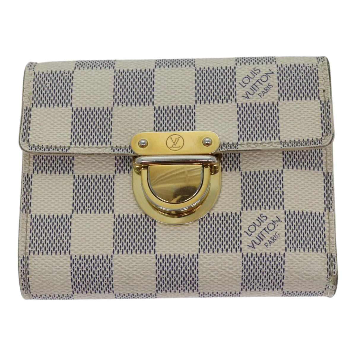 LOUIS VUITTON Damier Azur Portefeuille Koala Trifold Wallet N60013 Auth bs18110