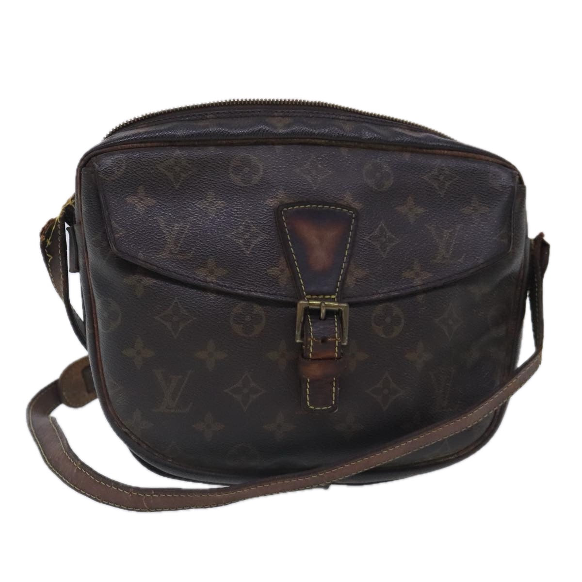 LOUIS VUITTON Monogram Jeune Fille GM Shoulder Bag M51225 LV Auth bs18136