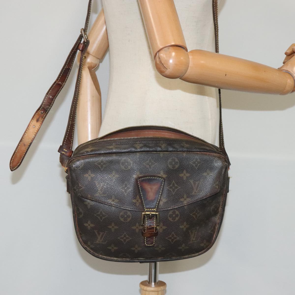 LOUIS VUITTON Monogram Jeune Fille GM Shoulder Bag M51225 LV Auth bs18136