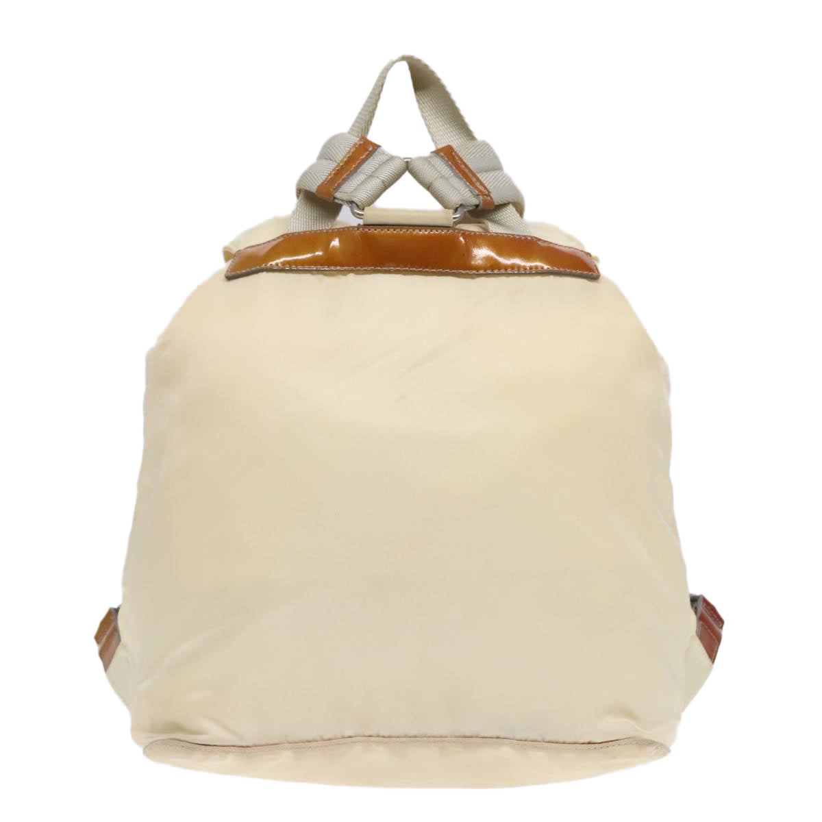 PRADA Backpack Nylon Beige Auth bs18141 - 0