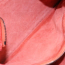 CHANEL Matelasse Chain Boy Chanel Shoulder Bag Leather Orange CC Auth bs18169-24