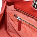 CHANEL Matelasse Chain Boy Chanel Shoulder Bag Leather Orange CC Auth bs18169-24