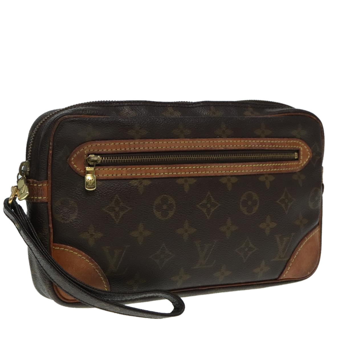 LOUIS VUITTON Monogram Marly Dragonne GM Clutch Bag M51825 LV Auth bs18192