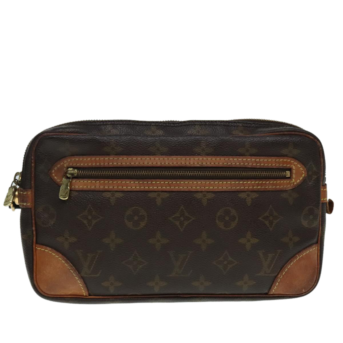 LOUIS VUITTON Monogram Marly Dragonne GM Clutch Bag M51825 LV Auth bs18192