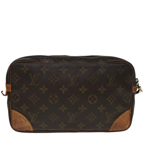 LOUIS VUITTON Monogram Marly Dragonne GM Clutch Bag M51825 LV Auth bs18192