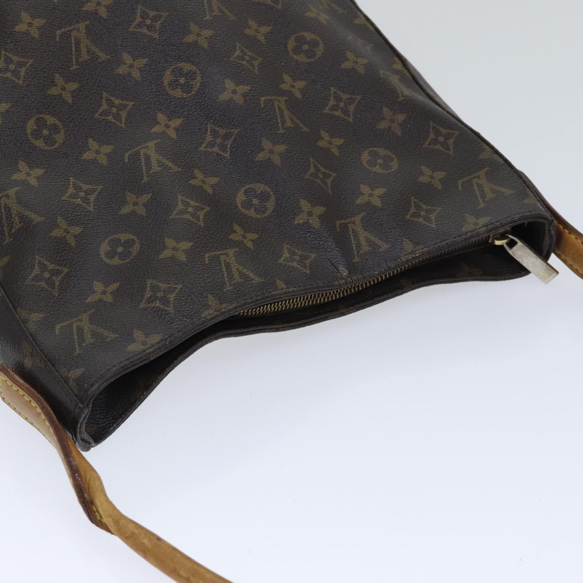 LOUIS VUITTON Monogram Looping GM Shoulder Bag M51145 LV Auth bs18194