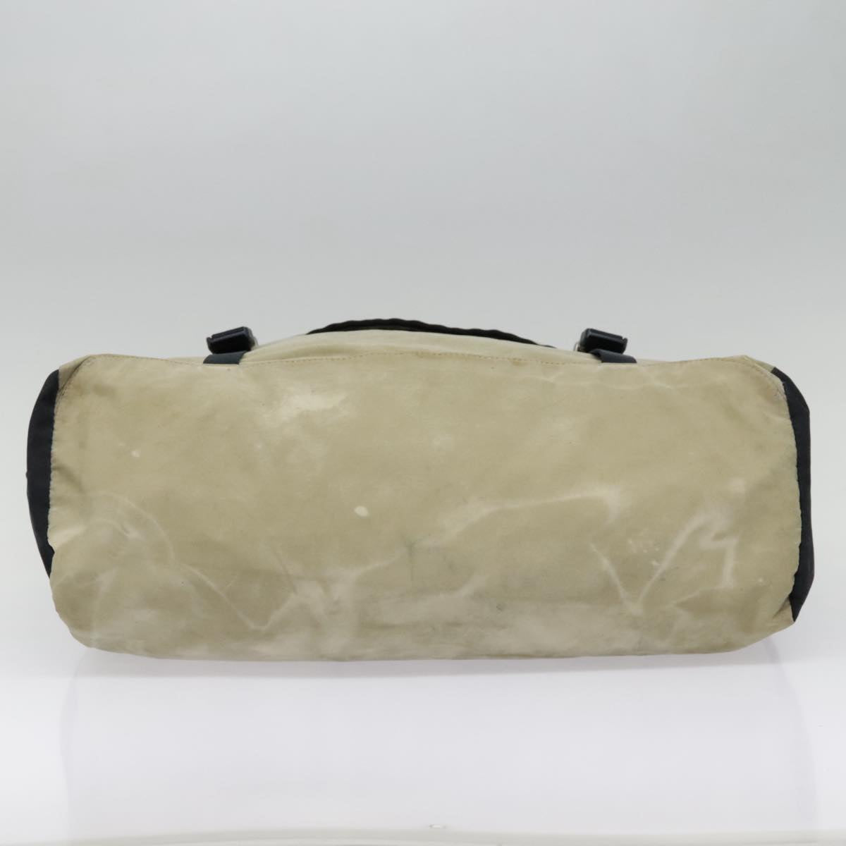 PRADA Sports Shoulder Bag Nylon Beige Auth bs18199