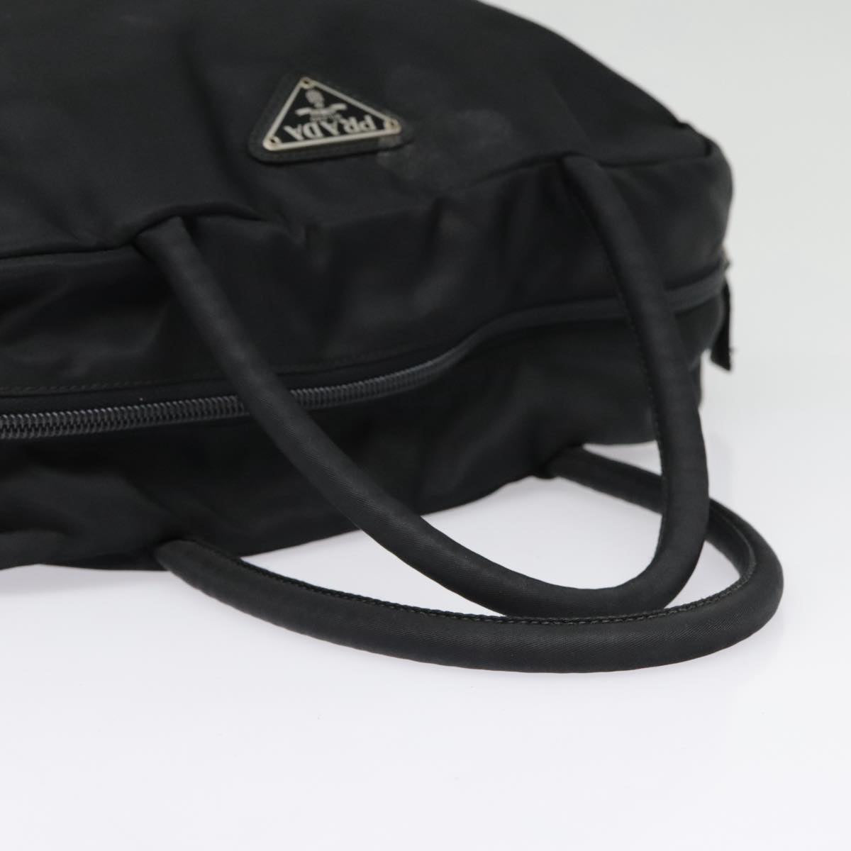 PRADA Hand Bag Nylon Black Auth bs18204