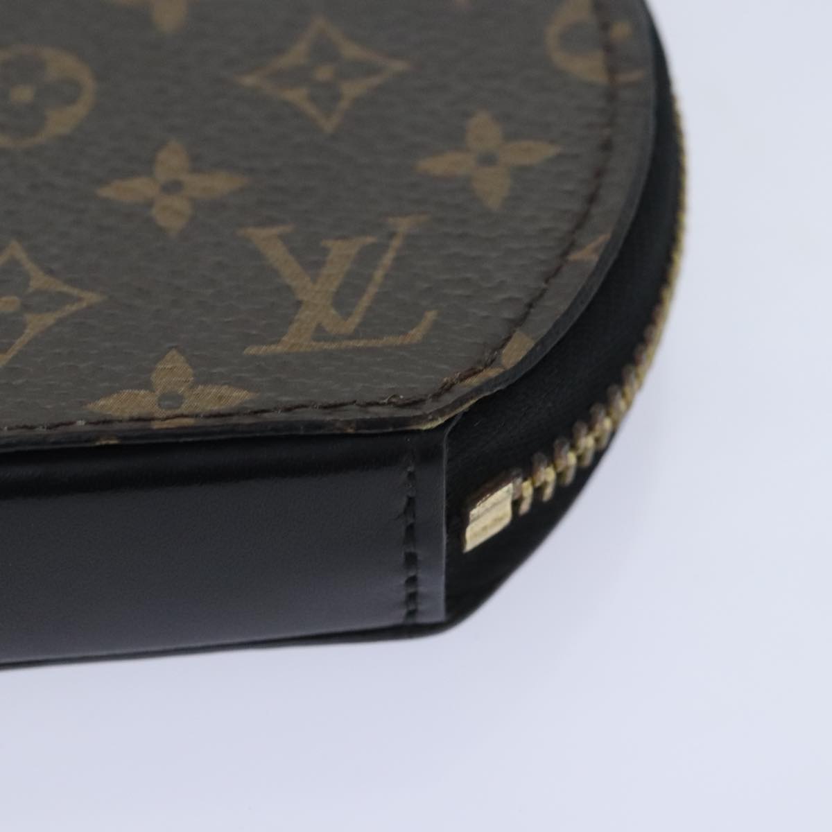 LOUIS VUITTON Monogram Micro Boite Chapo Coin Purse M63597 LV Auth bs18226