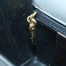 Salvatore Ferragamo Chain Shoulder Bag Leather Gray Gold Auth bs18233-19