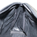 Salvatore Ferragamo Clutch Bag Canvas Khaki Silver Auth bs18241-17