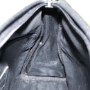 Salvatore Ferragamo Clutch Bag Canvas Khaki Silver Auth bs18241-18