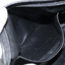 Salvatore Ferragamo Clutch Bag Canvas Khaki Silver Auth bs18241-11