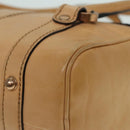 GUCCI Hand Bag Leather Beige Auth bs18272-17