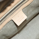 GUCCI Hand Bag Leather Beige Auth bs18272-21