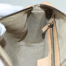 GUCCI Hand Bag Leather Beige Auth bs18272-23