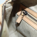 GUCCI Hand Bag Leather Beige Auth bs18272-24