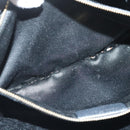 Salvatore Ferragamo Vala Hand Bag Leather Black Gold Auth bs18289-22