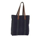 HERMES Calicut Denim Tote Bag Canvas Navy Auth bs18295-1