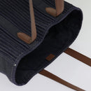 HERMES Calicut Denim Tote Bag Canvas Navy Auth bs18295-17