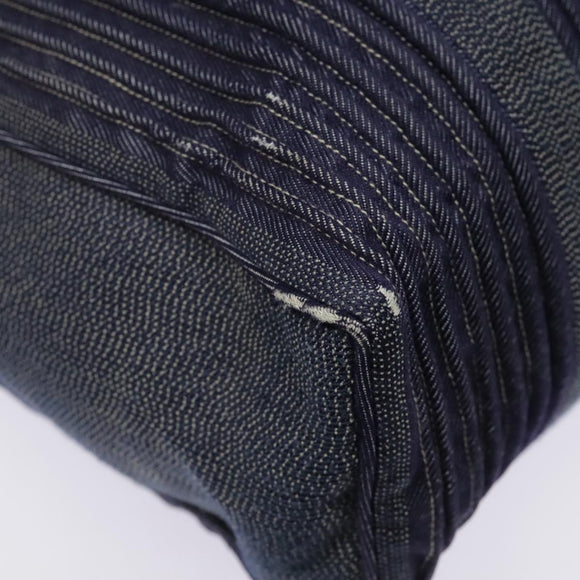 HERMES Calicut Denim Tote Bag Canvas Navy Auth bs18295