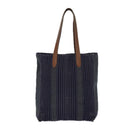 HERMES Calicut Denim Tote Bag Canvas Navy Auth bs18295-13